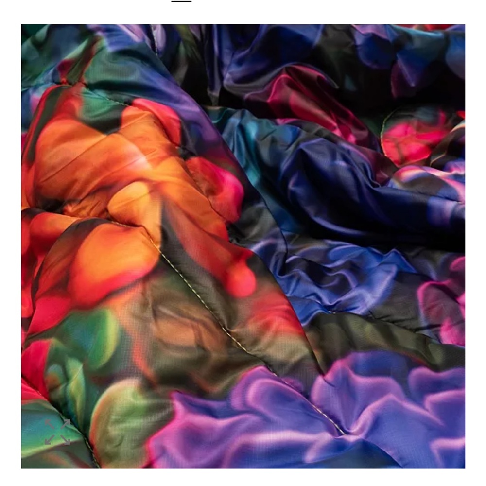 Rumpl Original Puffy Blanket - Multicolor Floral - Picture 6 of 6